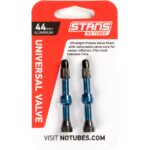 Set Valve Tubeless Stan's No Tubes universale aluminiu 44mm albastru