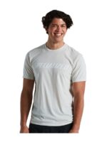 TRICOU SPECIALIZED MEN'S WORDMARK SS - DOVE GRAY